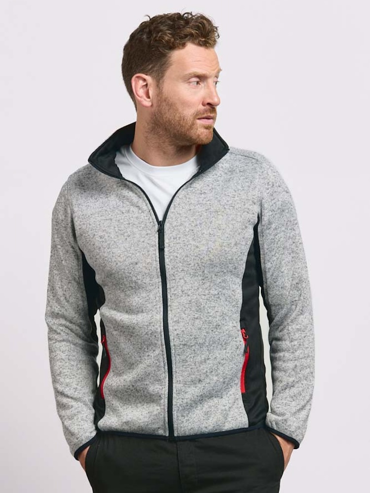 Polar Promodoro Knit Jacket Workwear 7700 Heather Grey