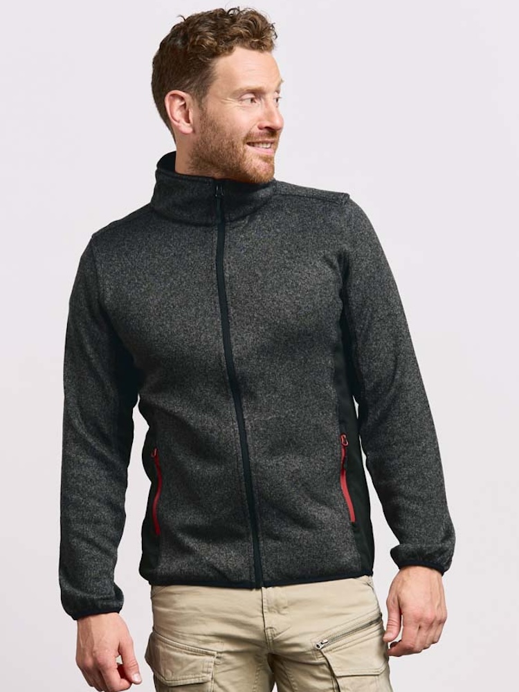 Polar Promodoro Knit Jacket Workwear 7700 Heather Graphite