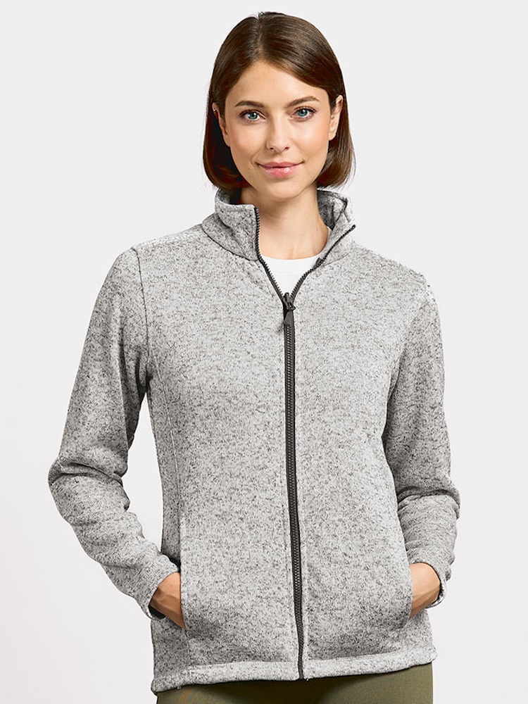 Damski polar Knit Fleece Jacket C⁺ 7725 Heather Grey