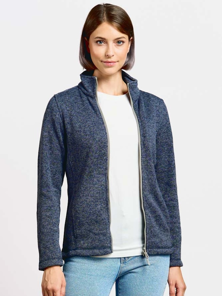 Damski polar Knit Fleece Jacket C⁺ 7725 Heather Blue