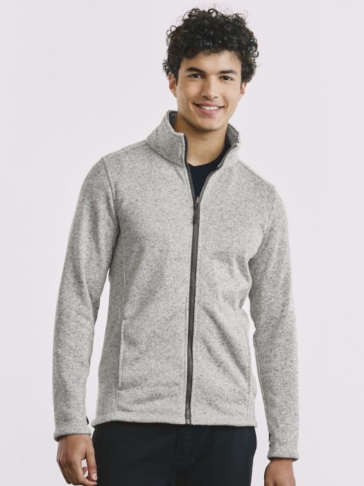 Męski polar Knit Fleece Jacket C⁺ 7720 Heather Grey