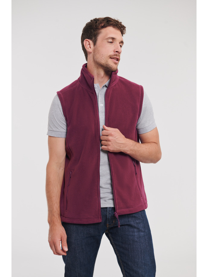 Bezrękawnik polarowy Russell Gilet R-872M-0 Burgundy