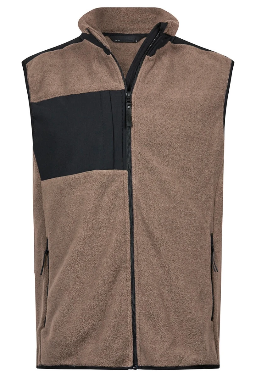 Polarowy bezrękawnik Tee Jays Mountain 9122 Clay/Black