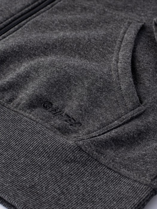 Męska bluza Hi-Tec Silian II (Dark Grey Melange)