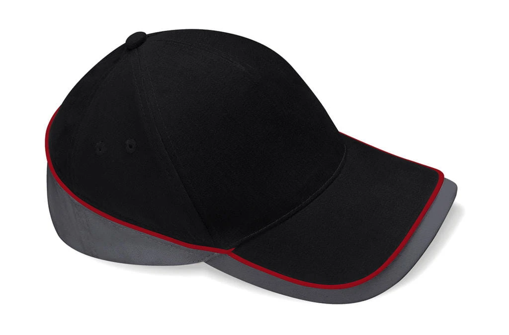 Black Graphite Grey Classic Red