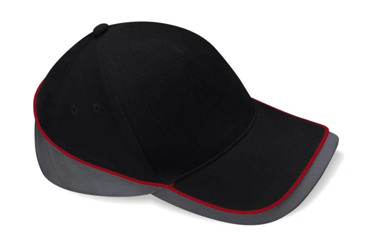 Black Graphite Grey Classic Red