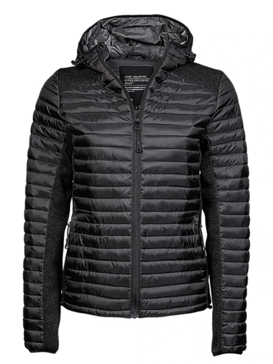 Damska kurtka Tee Jays Outdoor Crossover 9611 Black/Black Melange