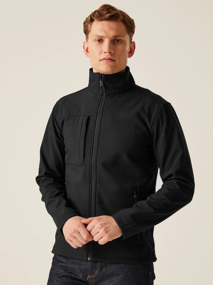 Męski softshell Regatta Octagon II TRA688 Black/Black