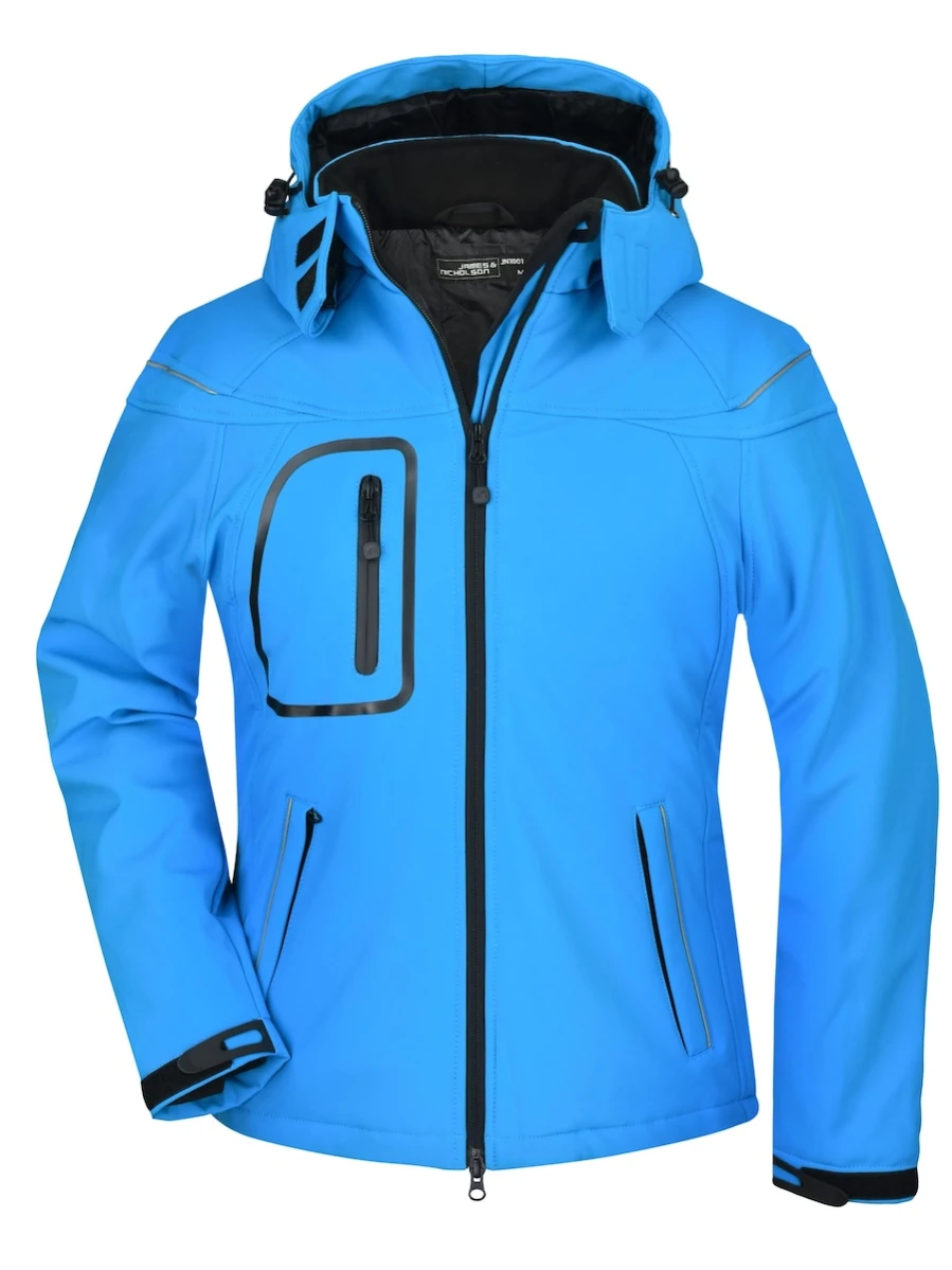 Damska kurtka Daiber Winter Softshell JN1001 Aqua