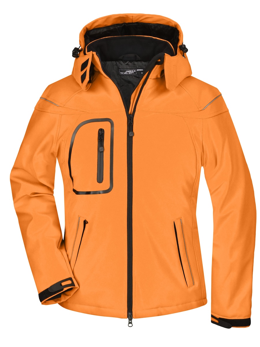 Damska kurtka Daiber Winter Softshell JN1001 Orange