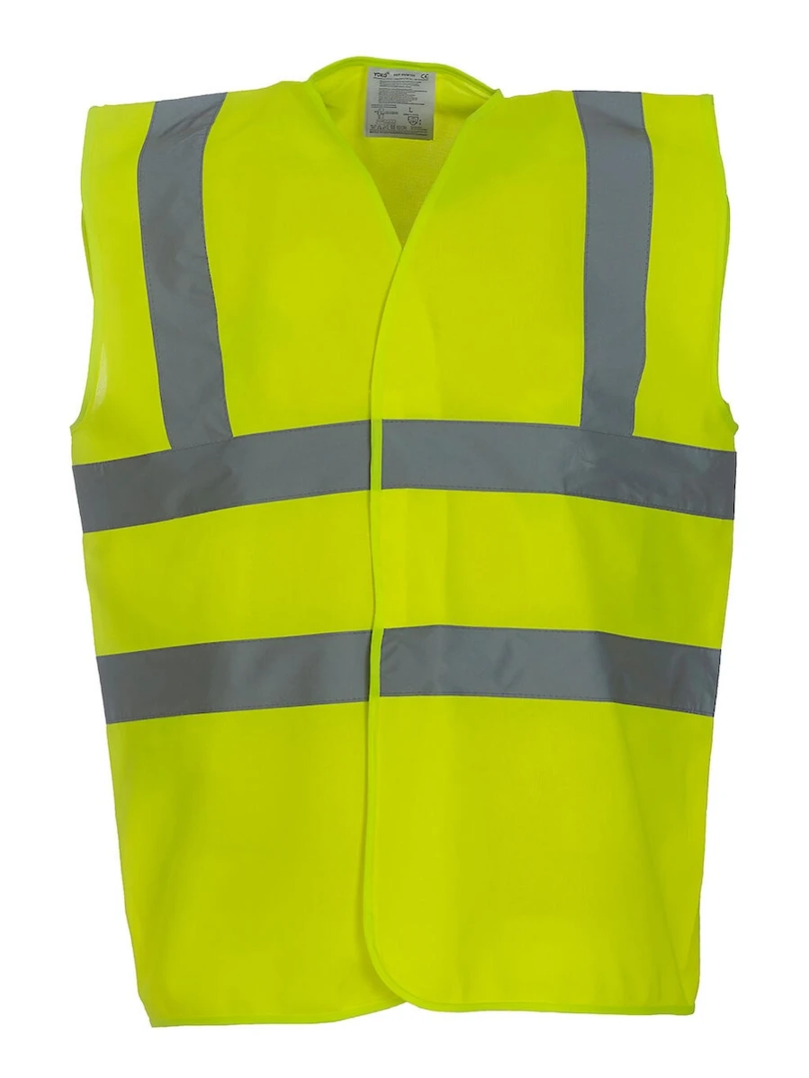 Kamizelka odblaskowa Fluo YOKO HVW100 Fluo Yellow