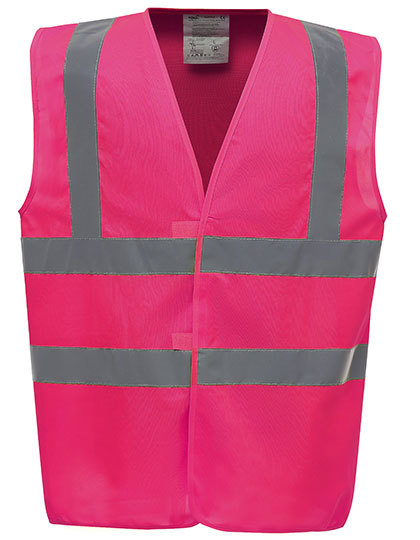 Kamizelka odblaskowa Fluo YOKO HVW100 Pink