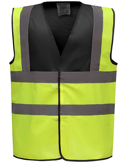 Kamizelka odblaskowa Fluo YOKO HVW100 Fluo Yellow/Black
