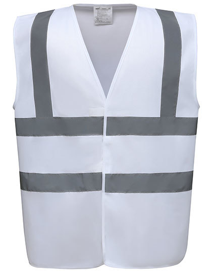 Kamizelka odblaskowa Fluo YOKO HVW100 White