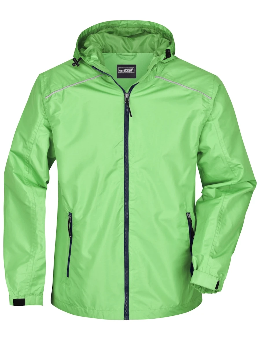 Męska kurtka Rain Jacket JN1118 Spring-Green/Navy