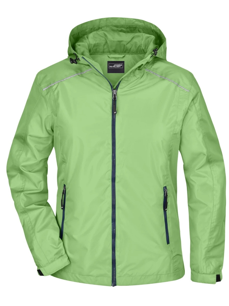 Damska kurtka Rain Jacket JN1117 Spring Green/Navy
