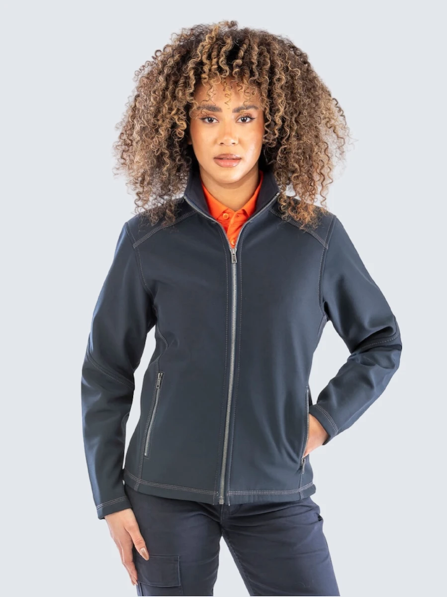 Damski Softshell Result Treble Stitch R455F