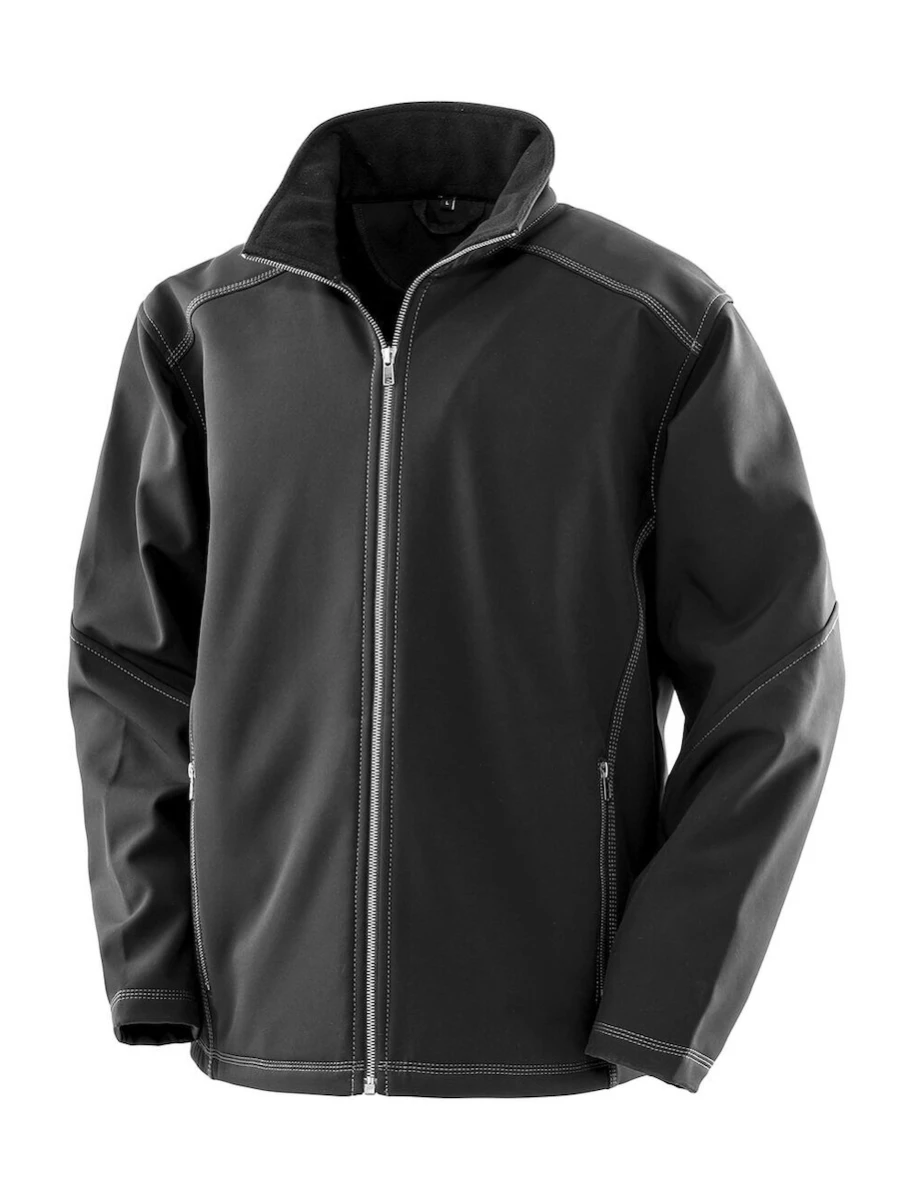 Softshell Result Treble Stitch R455M Black