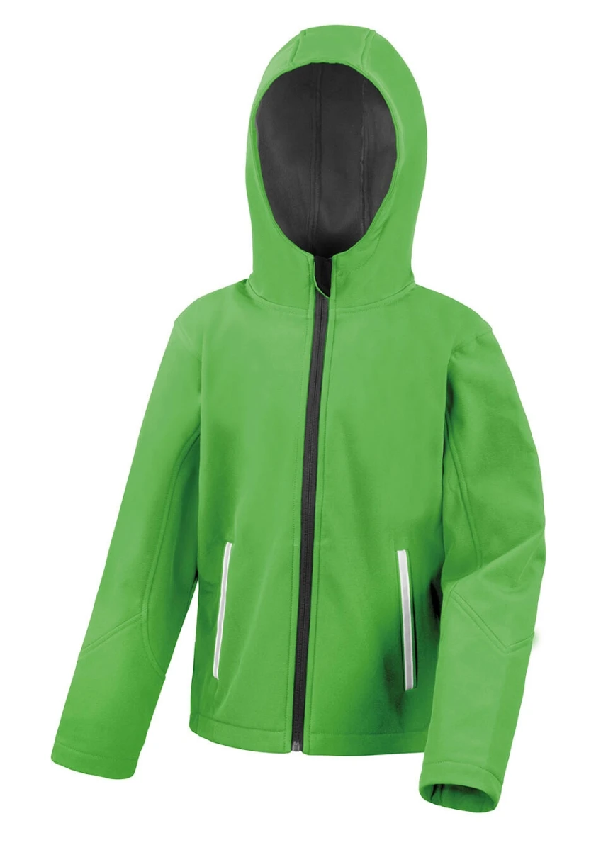 Dziecięcy softshell Result TX Performance R224J Vivid Green/Black