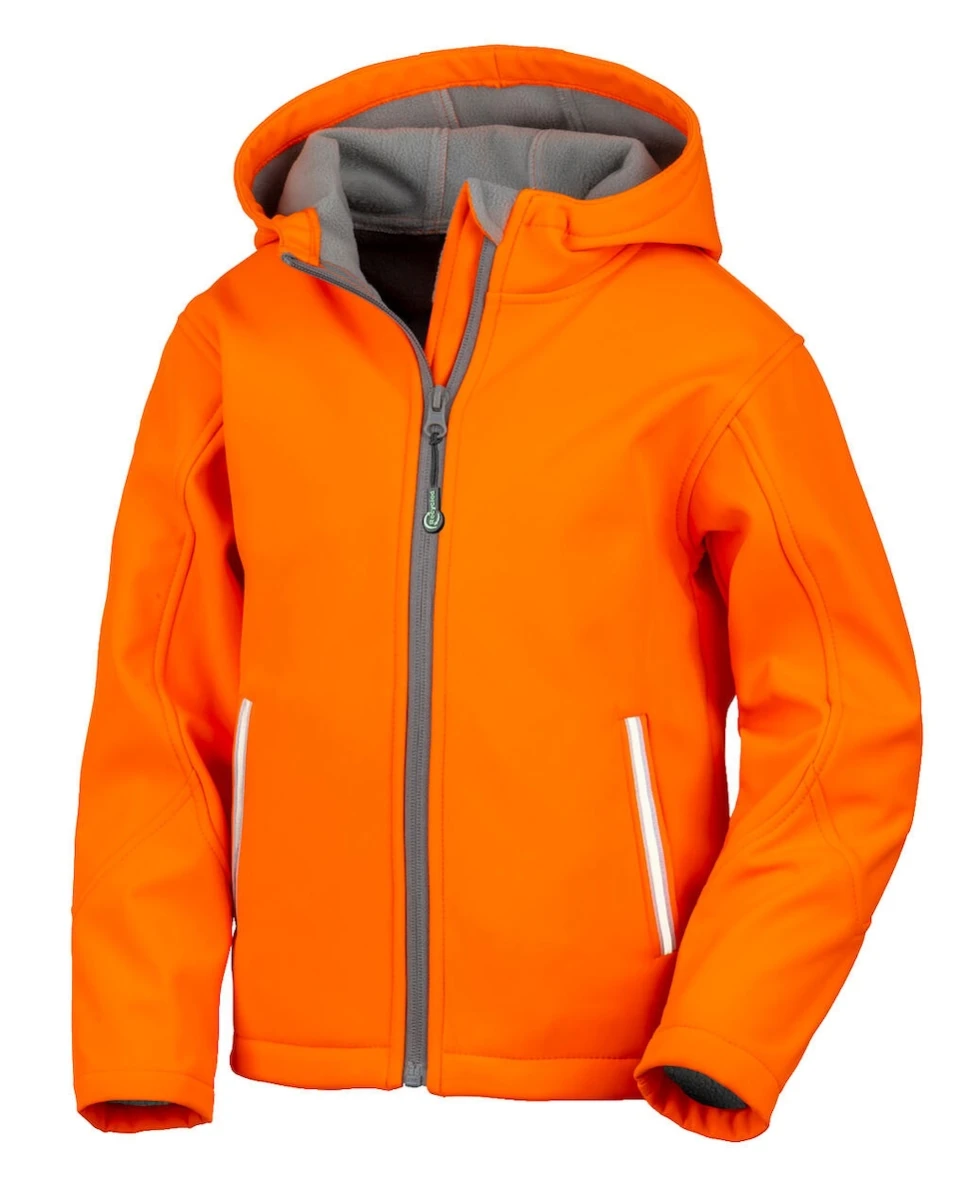 Dziecięcy softshell Result TX Performance R224J Neon Orange