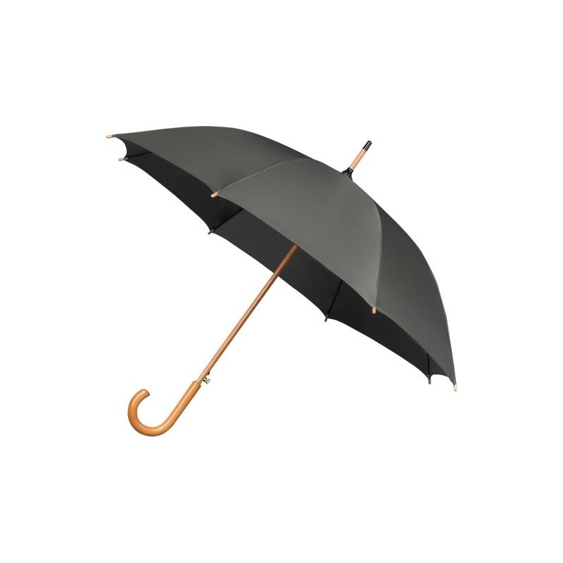 Parasol Impliva z drewnianą rączką LA-15 Gray