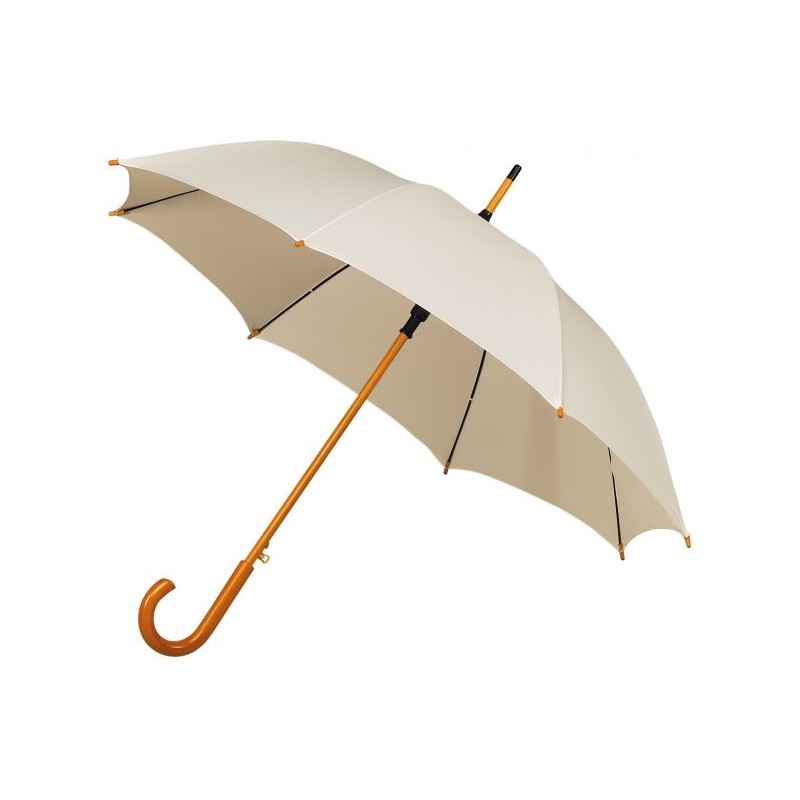 Parasol Impliva z drewnianą rączką LA-15 Off White