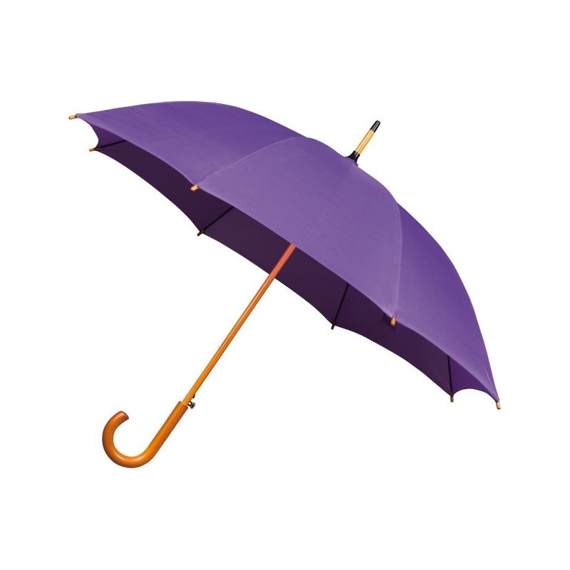 Parasol Impliva z drewnianą rączką LA-15 Purple