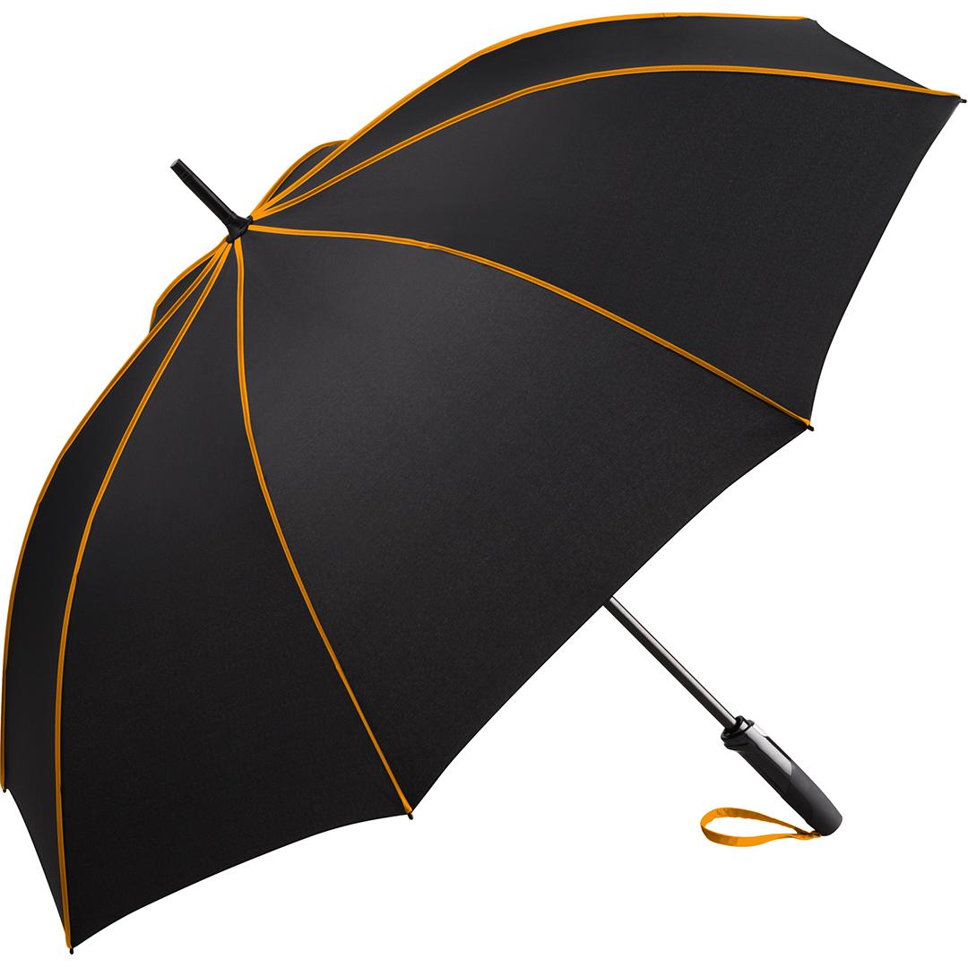 Parasol AC Midsize Umbrella FARE® Seam 4399 Black/Orange