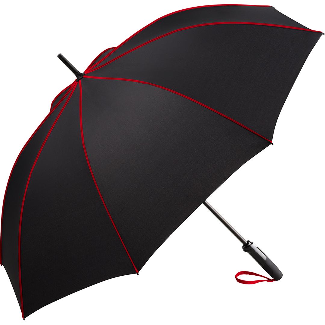 Parasol AC Midsize Umbrella FARE® Seam 4399 Black/Red
