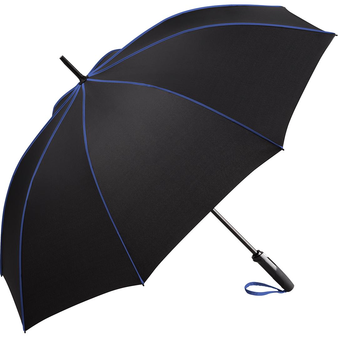 Parasol AC Midsize Umbrella FARE® Seam 4399 Black/EuroBlue