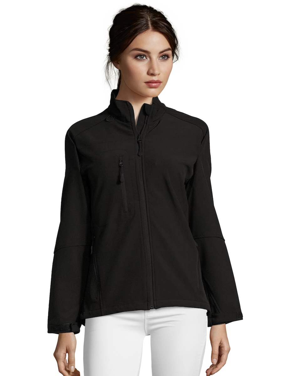 Damska kurtka softshell Sols Roxy 46800 Black