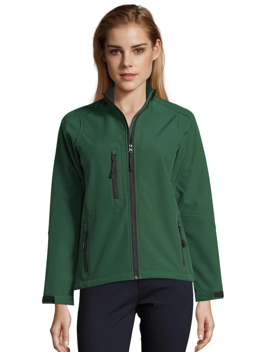 Damska kurtka softshell Sols Roxy 46800 Bottle Green