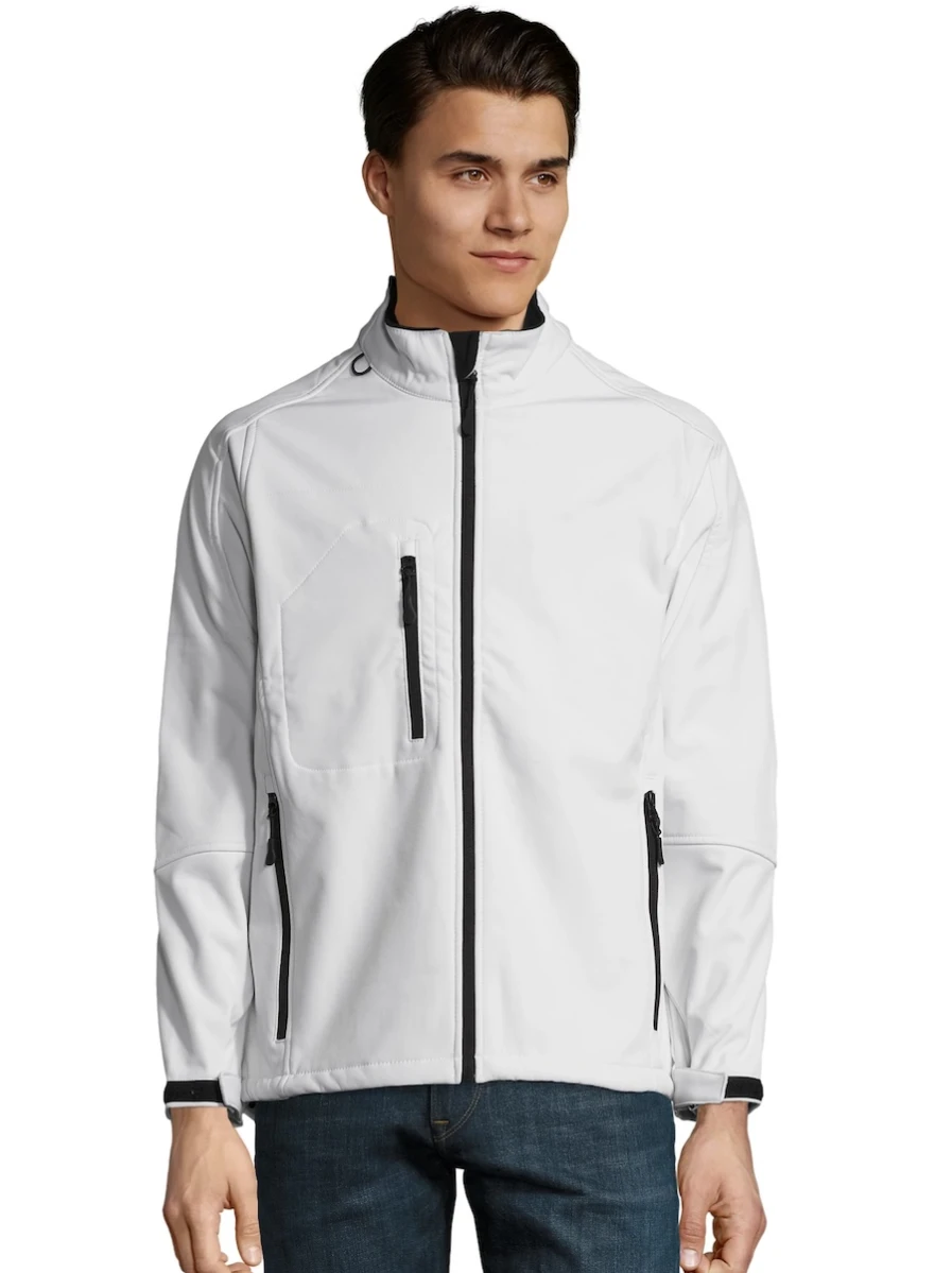 Męska kurtka softshell Relax 46600 White