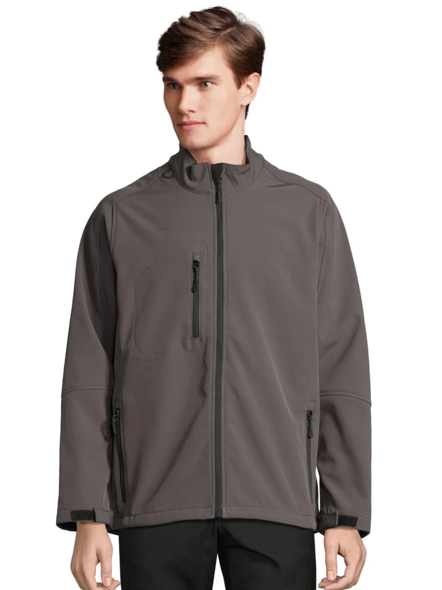 Męska kurtka softshell Relax 46600 Charcoal Grey