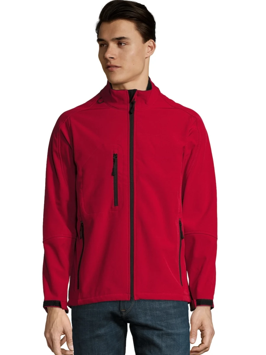 Męska kurtka softshell Relax 46600 Pepper Red