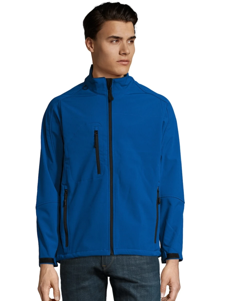 Męska kurtka softshell Relax 46600 Royal Blue