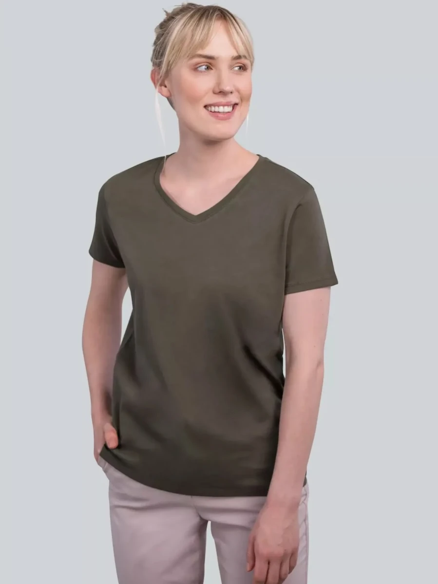 Damska koszulka Luxury V-Neck 202