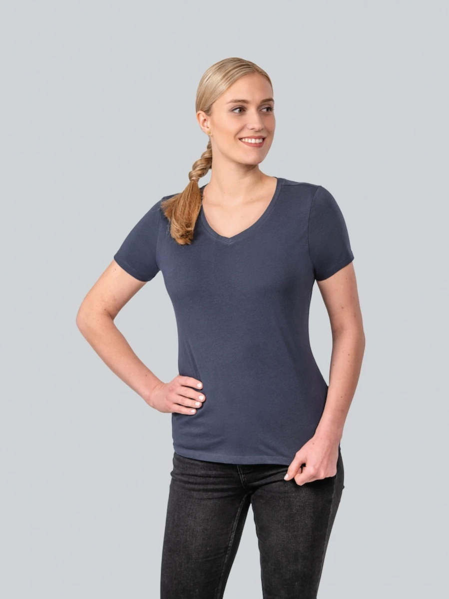 Damska koszulka Luxury V-Neck 202