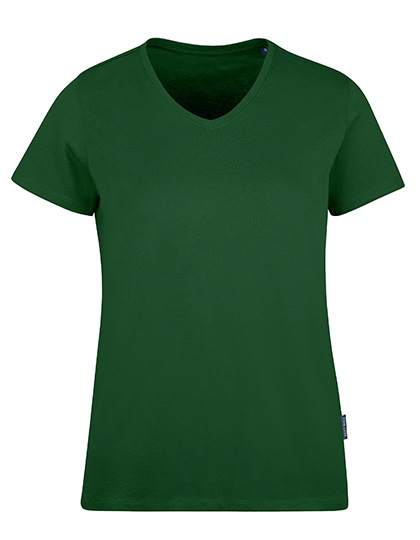 Damska koszulka Luxury V-Neck 202 Bottle Green