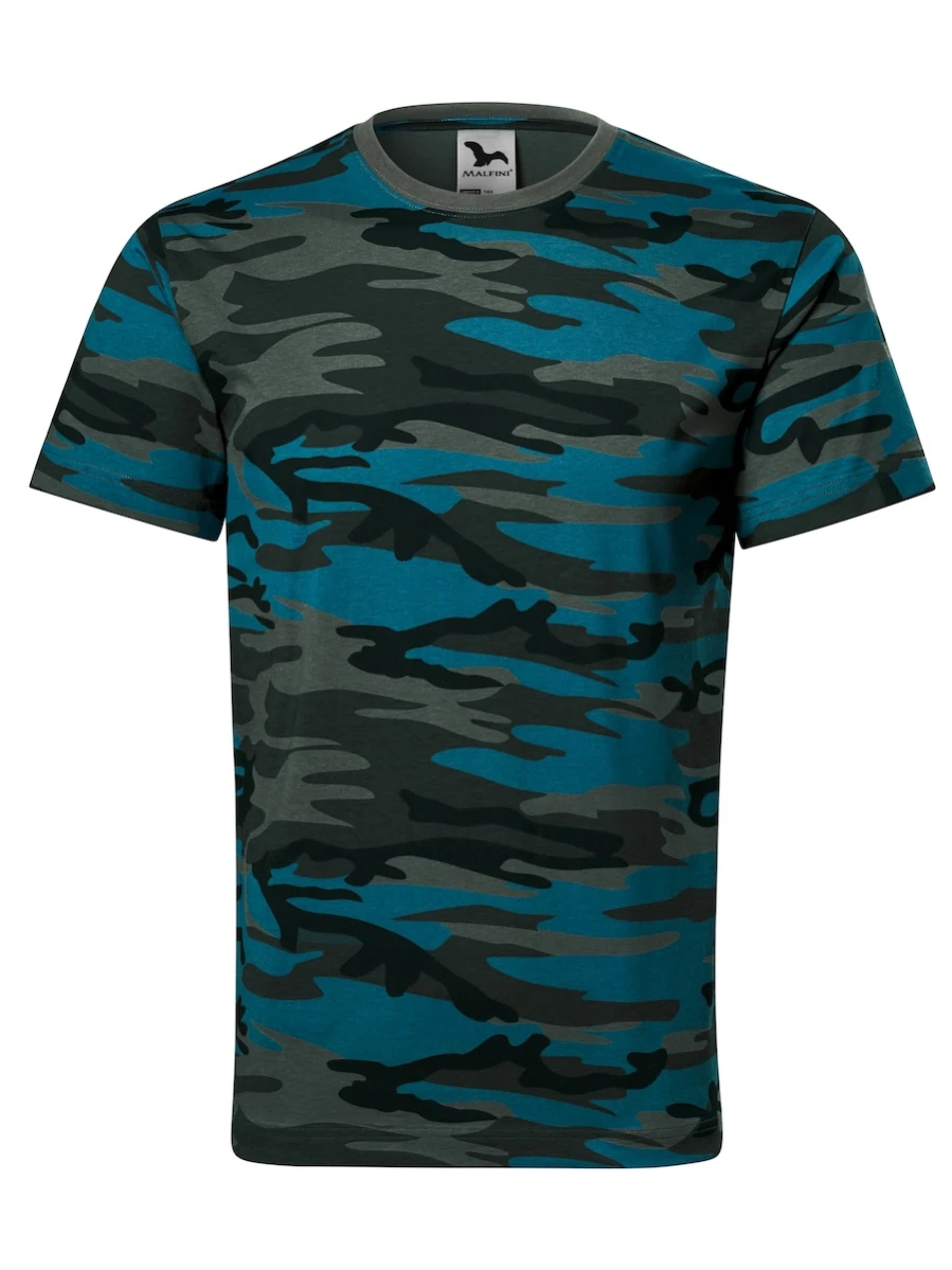 Koszulka Malfini Camouflage C1 - camouflage petrol