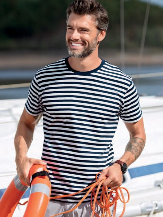 T-shirt reklamowy w paski Malfini Sailor 803