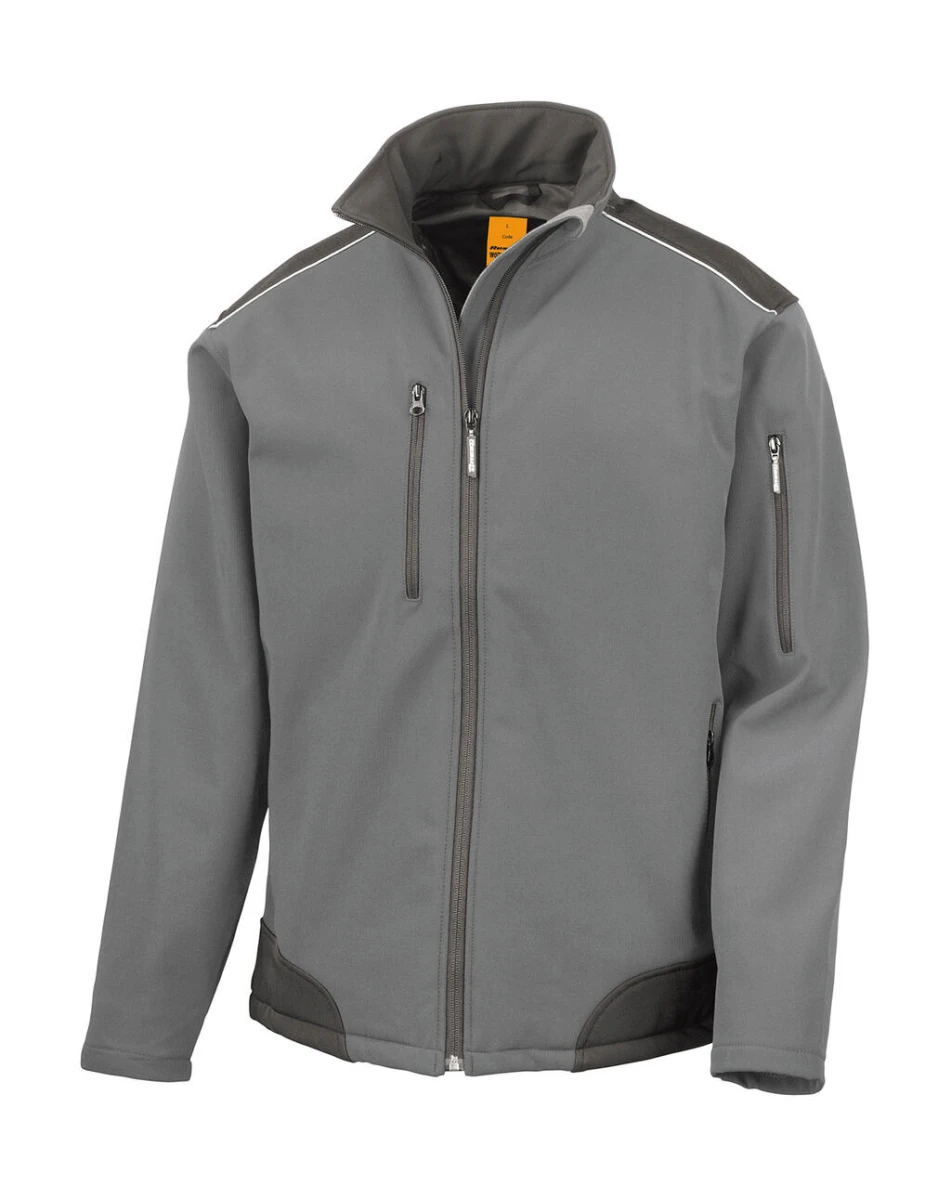 Softshell Roboczy Ripstop R124X Grey/Black