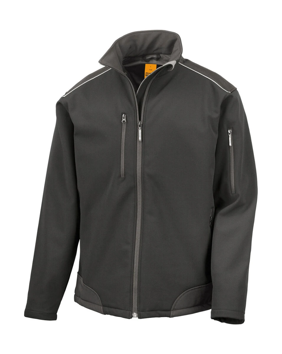 Softshell Roboczy Ripstop R124X Black/Black