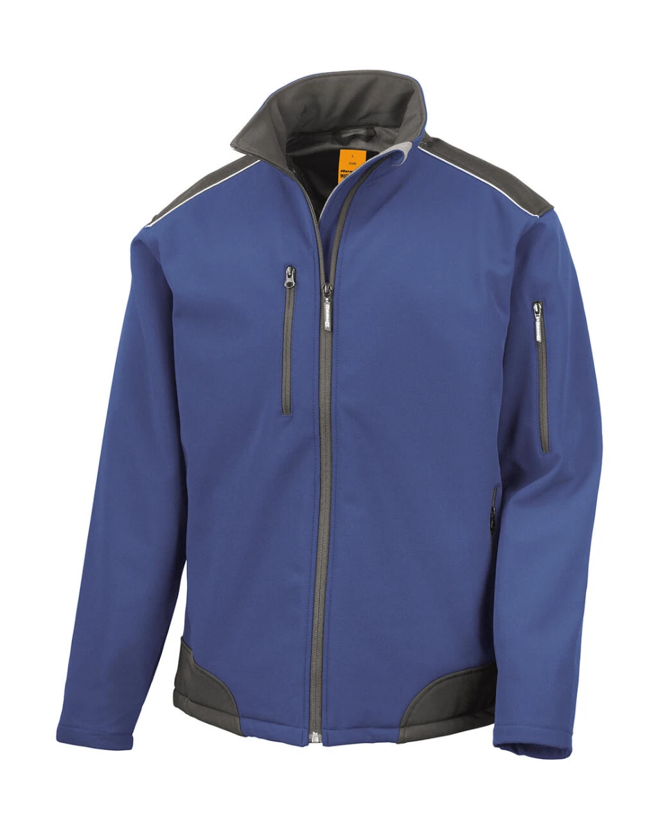 Softshell Roboczy Ripstop R124X Royal/Black