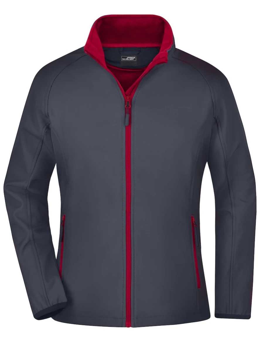 Softshell Daiber Promo JN1129 Iron Grey/Red