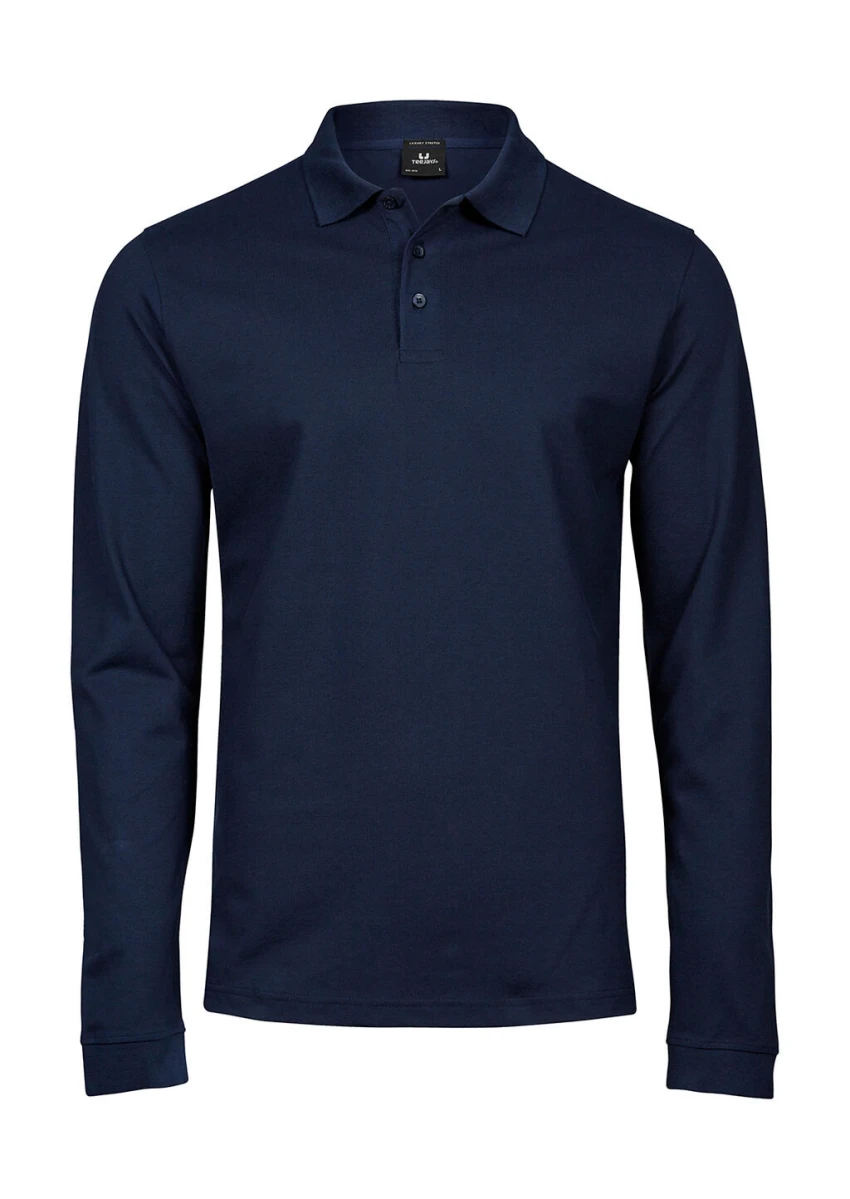 Męskie Polo Luxury Stretch LS 1406 Navy