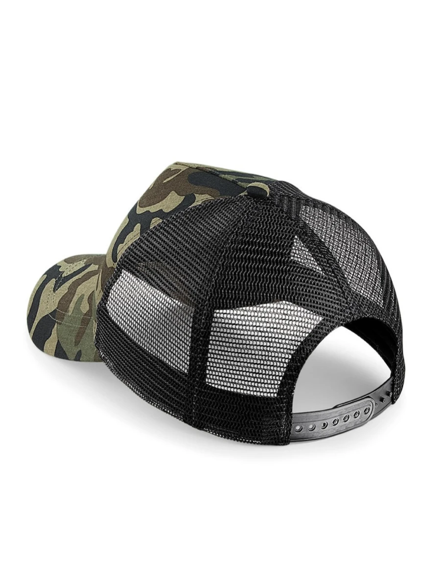 Czapka Beechfield Trucker Camo B694