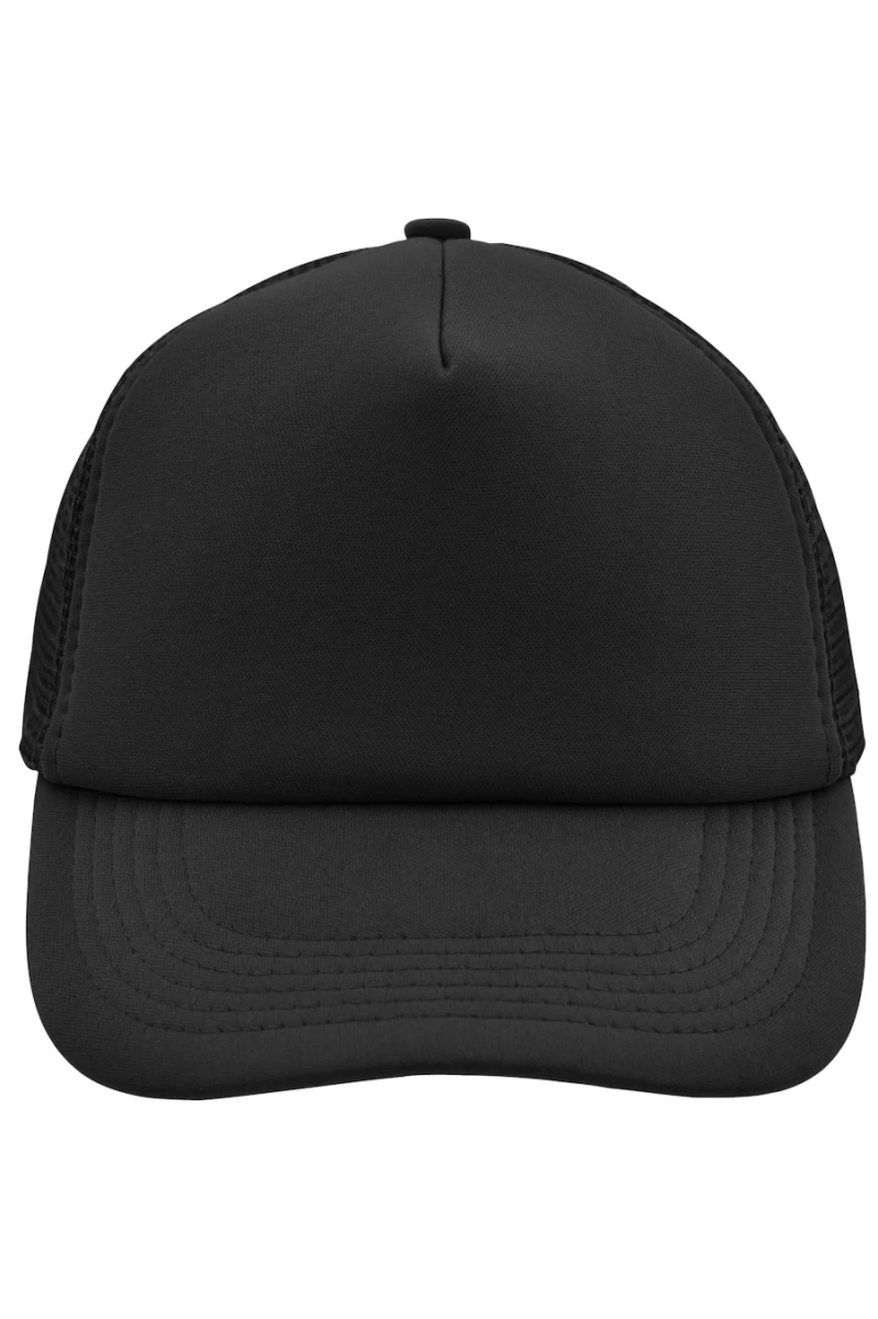 Czapka 5 Panel Polyester Mesh Cap MB070 Black