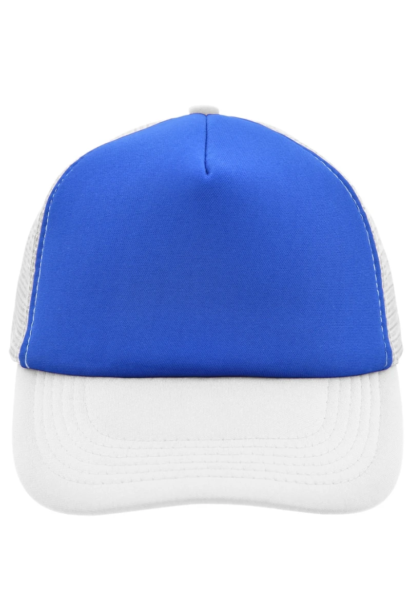 Czapka 5 Panel Polyester Mesh Cap MB070 Royal/White