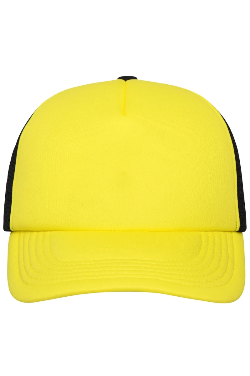 Czapka 5 Panel Polyester Mesh Cap MB070 Sun Yellow/Black